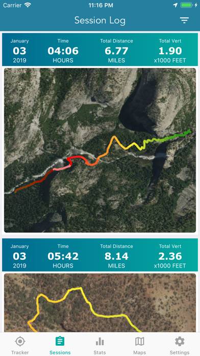 Topo Map & Hiking Tracker Captura de pantalla de la aplicación #2