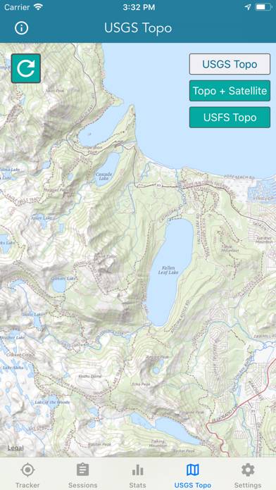 Topo Map & Hiking Tracker Captura de pantalla de la aplicación #5