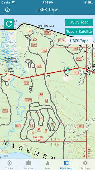 Topo Map & Hiking Tracker App screenshot #6