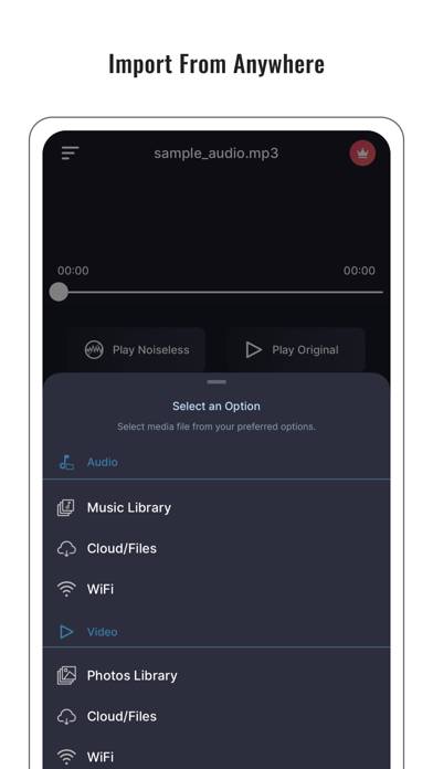 Audio Noise Reducer & Recorder App screenshot #3