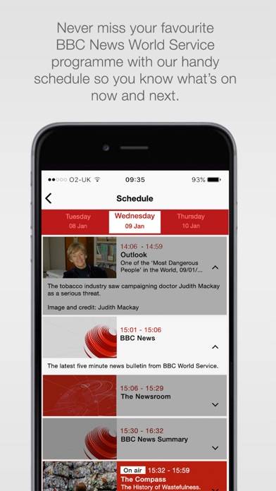 BBC World Service App skärmdump #5