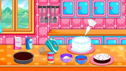 Baking black forest cake games App screenshot #1