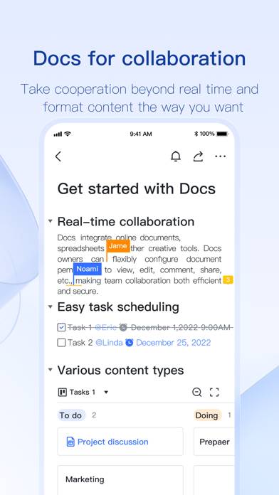 Lark App-Screenshot