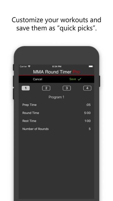 MMA Round Timer Pro App screenshot #2
