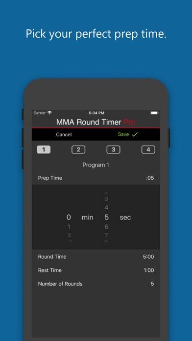 MMA Round Timer Pro App screenshot #3