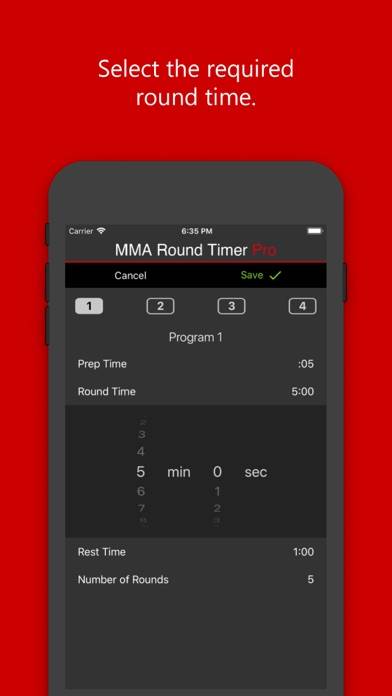 MMA Round Timer Pro App screenshot #4