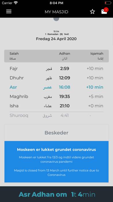 My Masjid Community App skärmdump #3