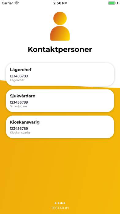 Hjälmargården Läger App skärmdump