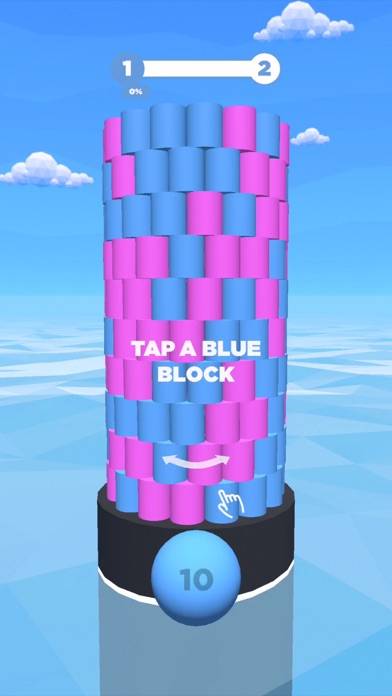 Tower Color - Hit and crash! captura de pantalla