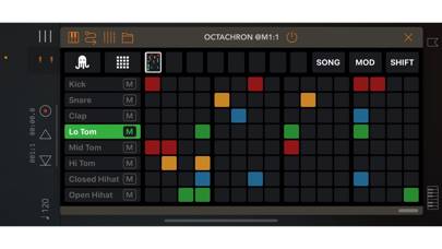 OCTACHRON MIDI Drum Sequencer Captura de pantalla de la aplicación #2