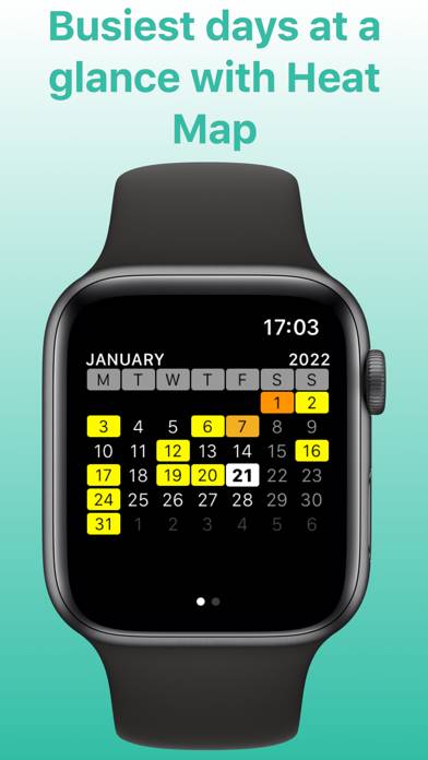 Watch Calendar Captura de pantalla de la aplicación #2