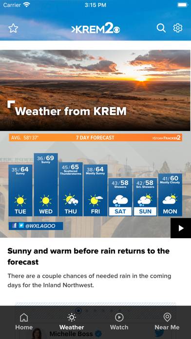 Spokane News from KREM App screenshot