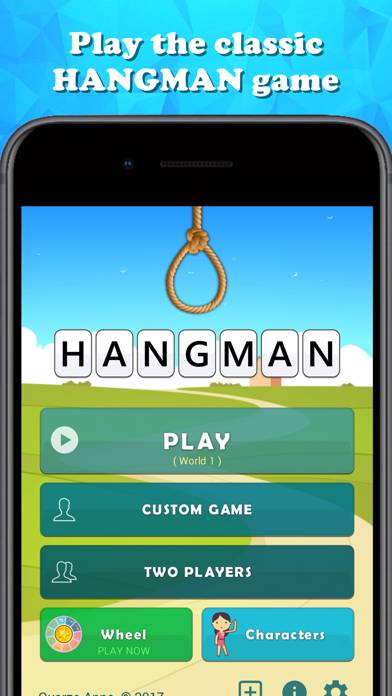 Hangman game App screenshot #1