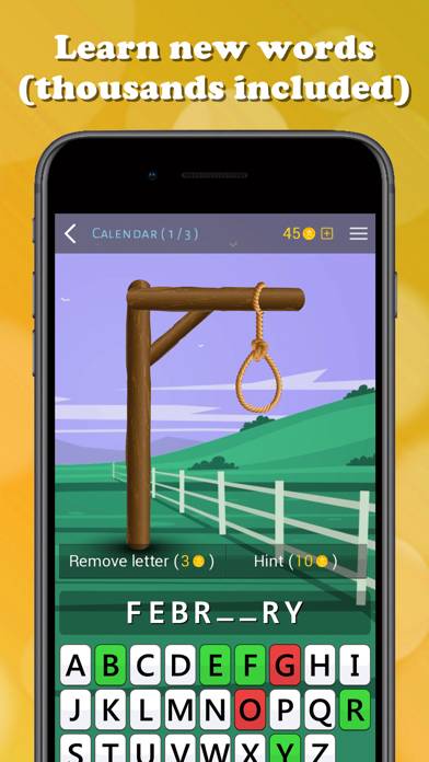 Hangman game Captura de pantalla de la aplicación #5