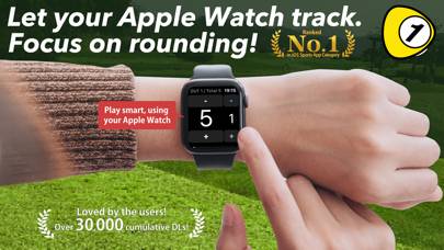 golf score counter with watch