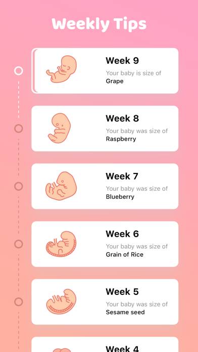 Pregnancy Tracker: Baby Bump App preview #3
