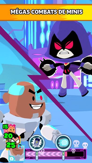 Teeny Titans: Samla och Kämpa Captura de pantalla de la aplicación #4