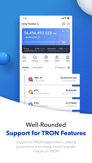 Tronlink: TRX & BTT Wallet App screenshot