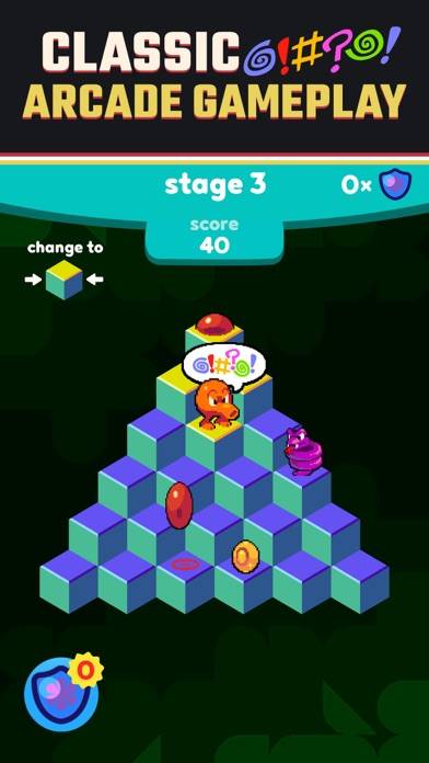 Q*bert screenshot