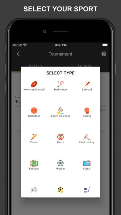 Winner - Tournament Maker App skärmdump