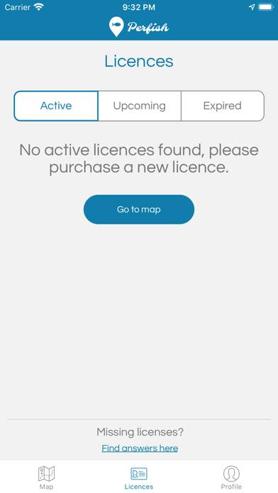 Perfish App skärmdump