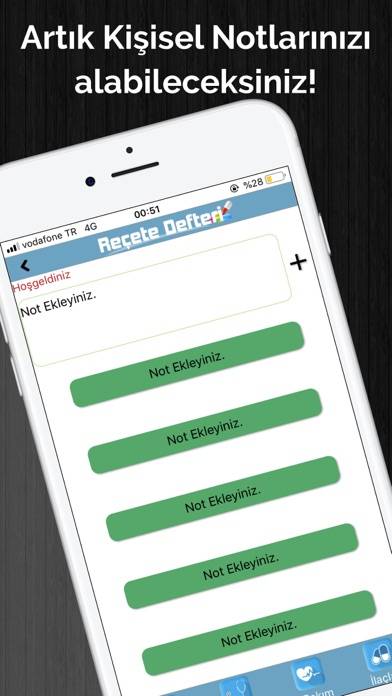 Reçete Defterim 7/24 Uygulama ekran görüntüsü #4
