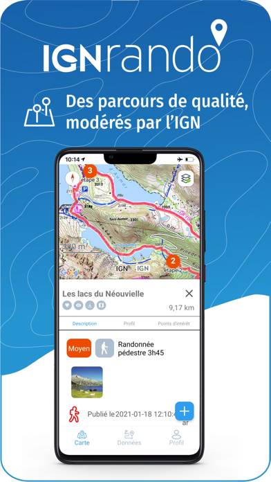 IGNrando' – France hiking maps Capture d'écran de l'application #1