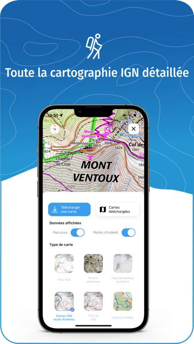 IGNrando' – France hiking maps App screenshot #3