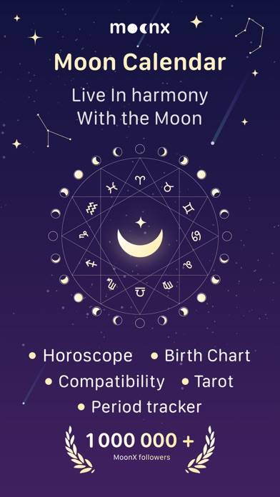 MoonX  Moon Calendar U'd Love App screenshot #1