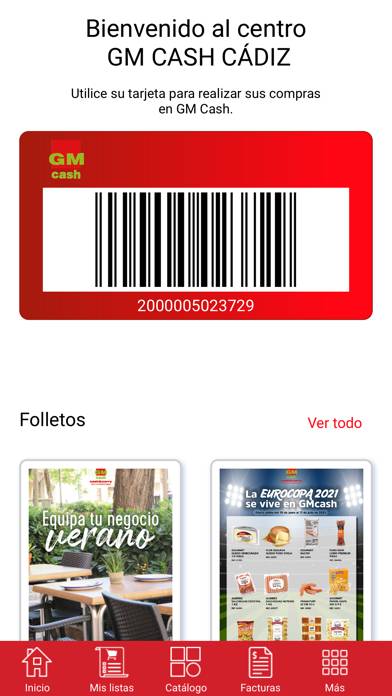 GMcash Captura de pantalla de la aplicación