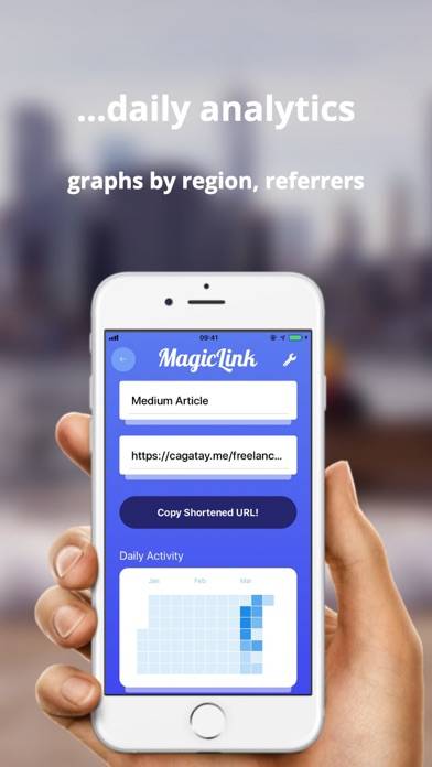 Magic Link URL Shortener Captura de pantalla de la aplicación #3