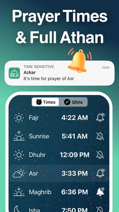 Azkar • اذكار : Athan & Prayer App screenshot #3