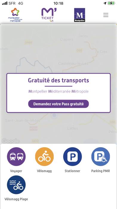 M'Ticket - Ticket mobile TaM screenshot