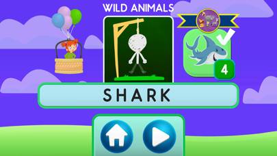 Hangman for Kids. Astrokids Captura de pantalla de la aplicación #2