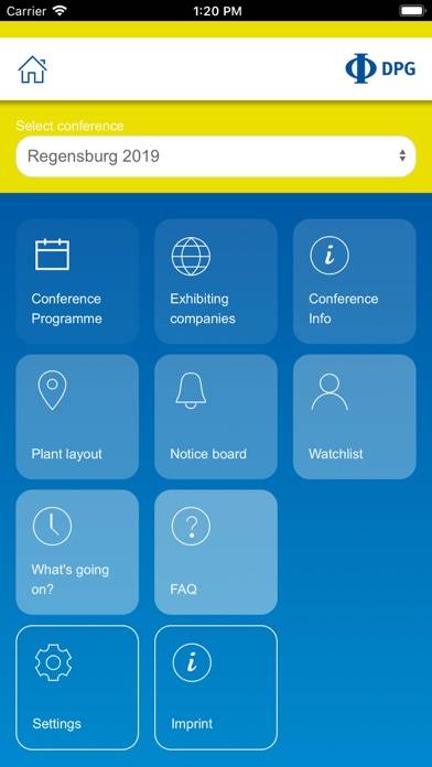 DPG Spring Meetings App-Screenshot #2