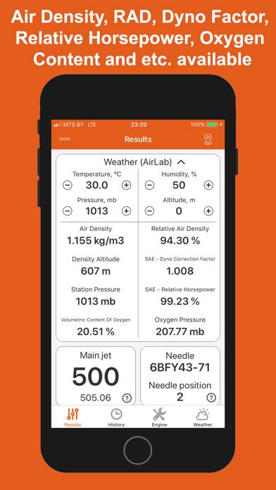Jetting for KTM 2T Moto App-Screenshot #5
