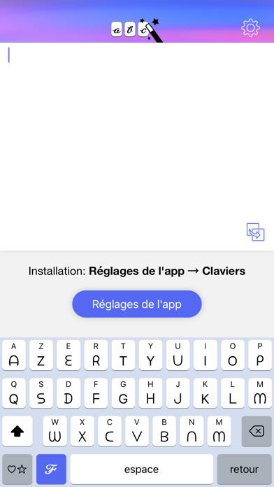 Text Designer Keyboard Capture d'écran de l'application #1