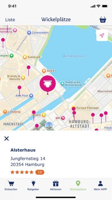 HiPP App App-Screenshot