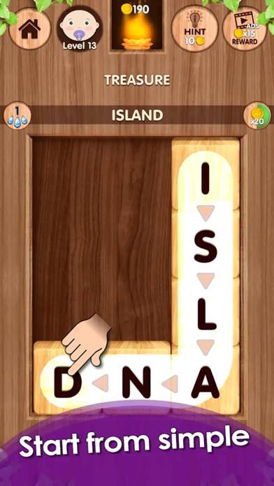 Falling Word Game App screenshot #3