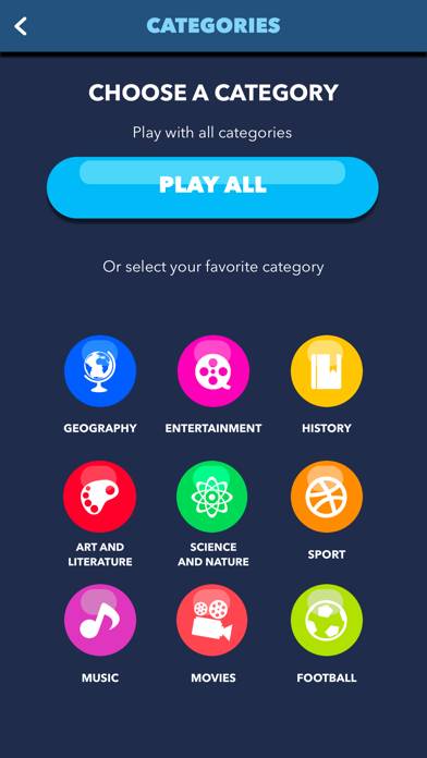 Trivial Multiplayer Quiz captura de pantalla del juego