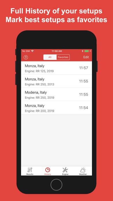 Jetting for Beta 2T Moto Schermata dell'app #6