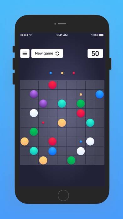 Color Lines 98 Bubbles Classic schermata del gioco