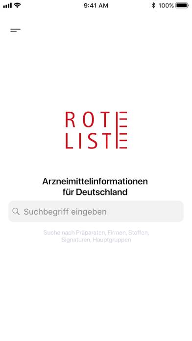 Rote Liste App-Screenshot #1
