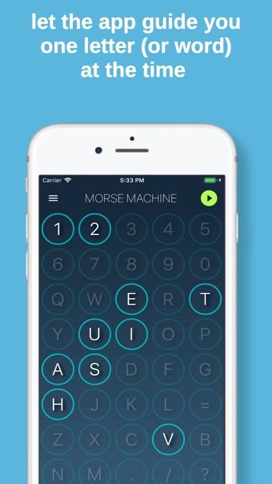 Morse Machine Captura de pantalla de la aplicación #2