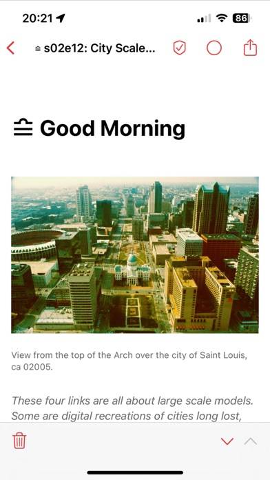 Newsletters captura de pantalla