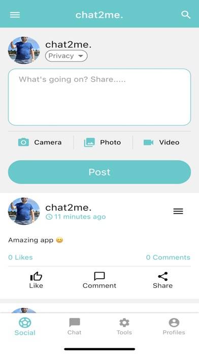 Chat2me App screenshot #2