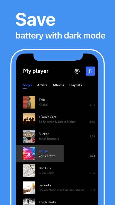 COX WiFi Offline Music Player App screenshot #2
