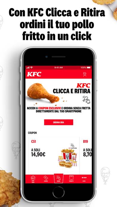 KFC Italia Schermata dell'app #2
