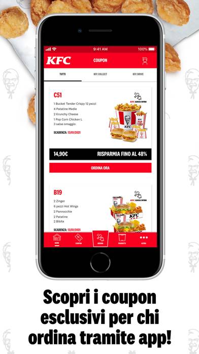 KFC Italia Schermata dell'app #3