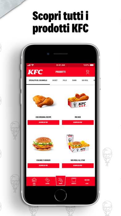 KFC Italia Schermata dell'app #4